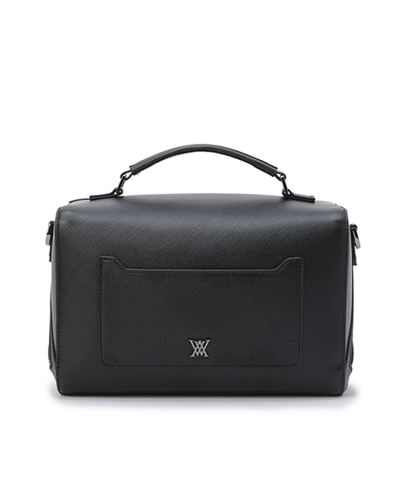 Women's Diamond Square Color Tote Bag - Black