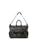 ANEW GOLF Uni Camo Pattern Boston Bag - Black