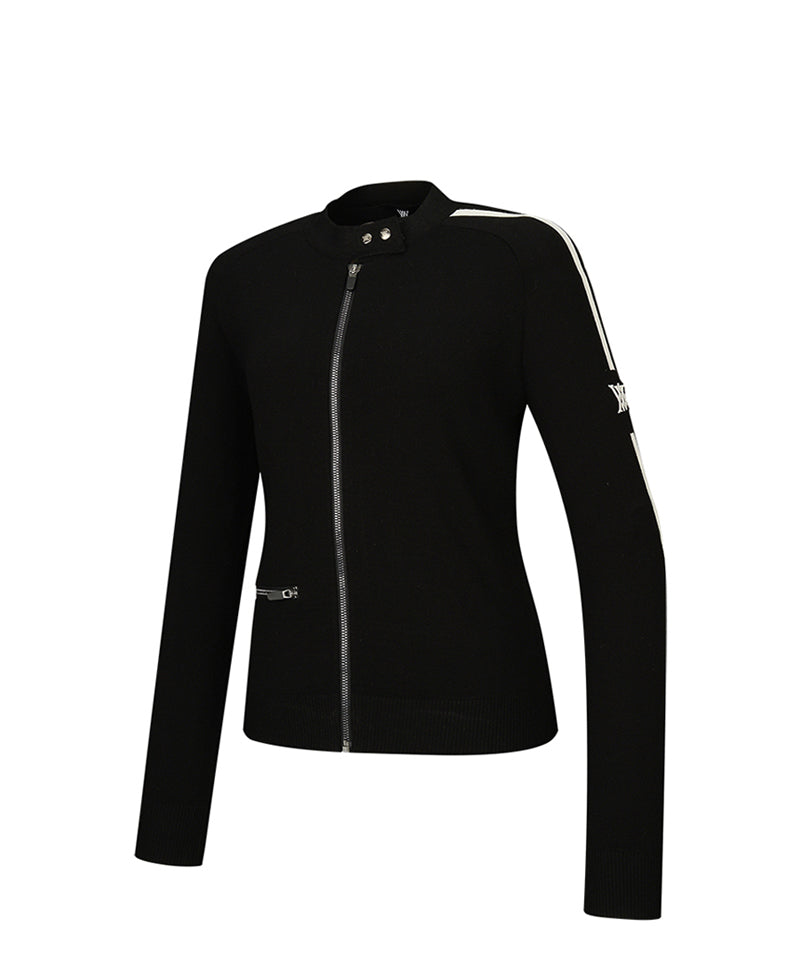 W Sleeve Intasha Fullzip Set SW - Black