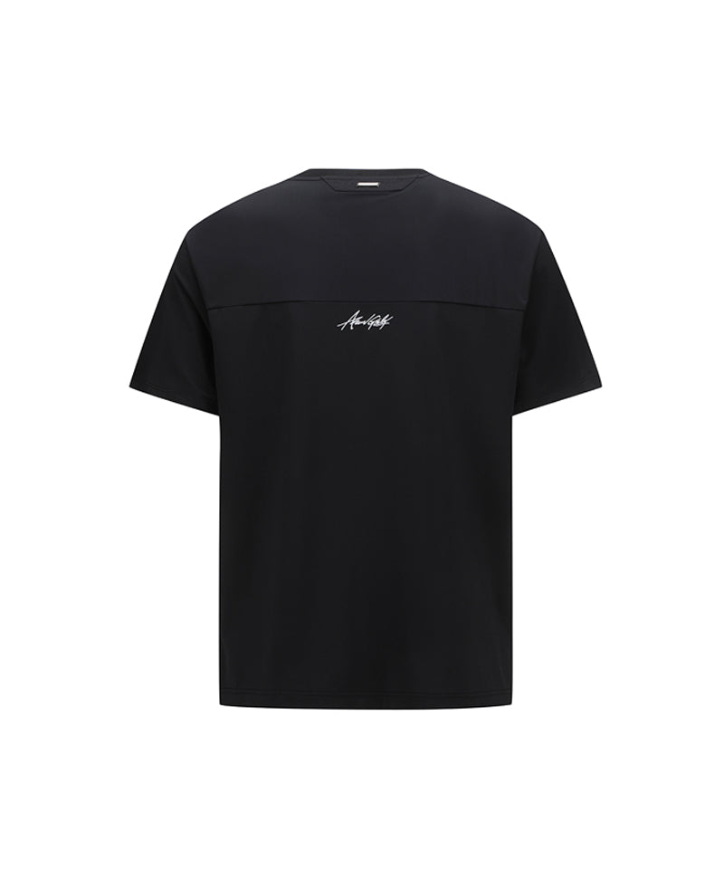 Men's Embo Graphic Short T-Shirt - Black
