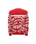 Anew Golf Men's SP Logo Pattern Sweater - Red
