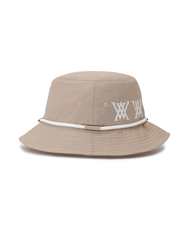Unisex Loop Colour Bucket Hat - Beige