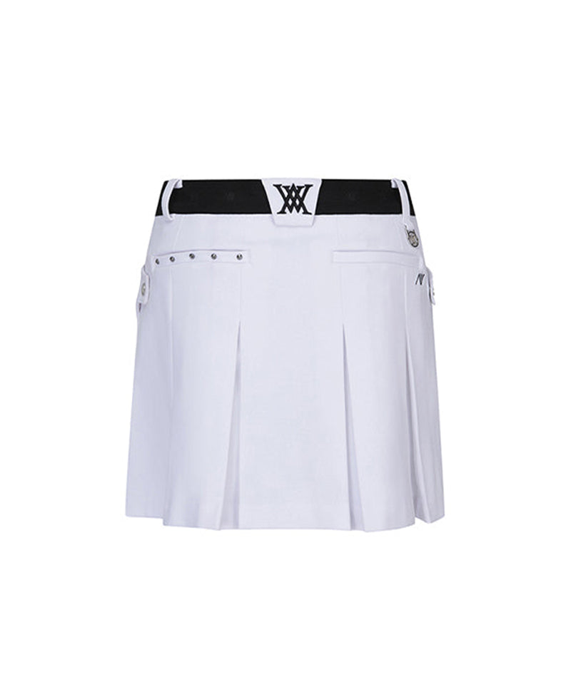 Women's Pocket Point Pleats SQ - Off White