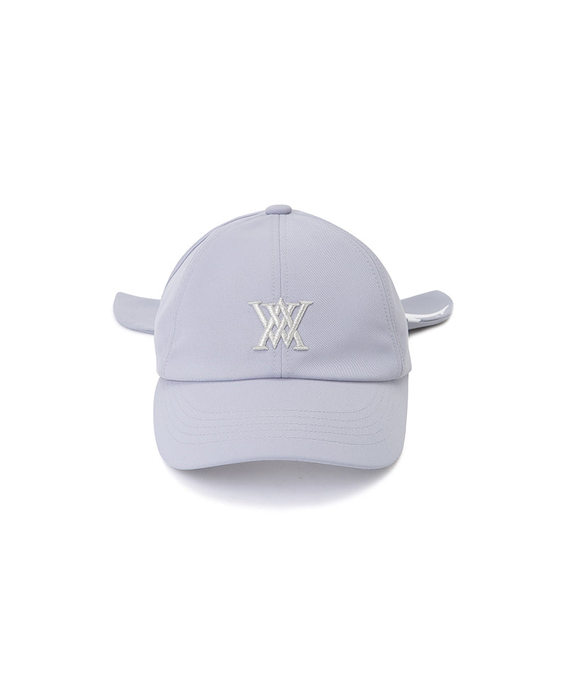 Women's Ribbon Half Visor - Gray