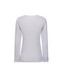 ANEW Golf Women's SM Round Neck Base Layer - White