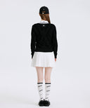 Women's Repeated Knee Socks - Off-White