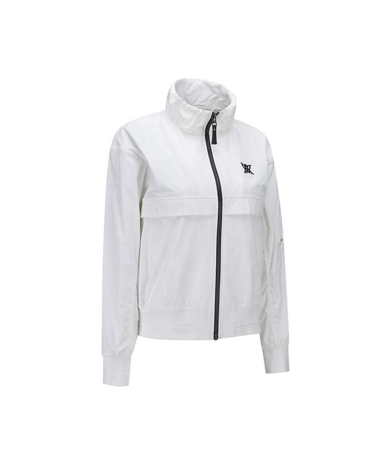 Women's Summer Windbreaker Jacket - White