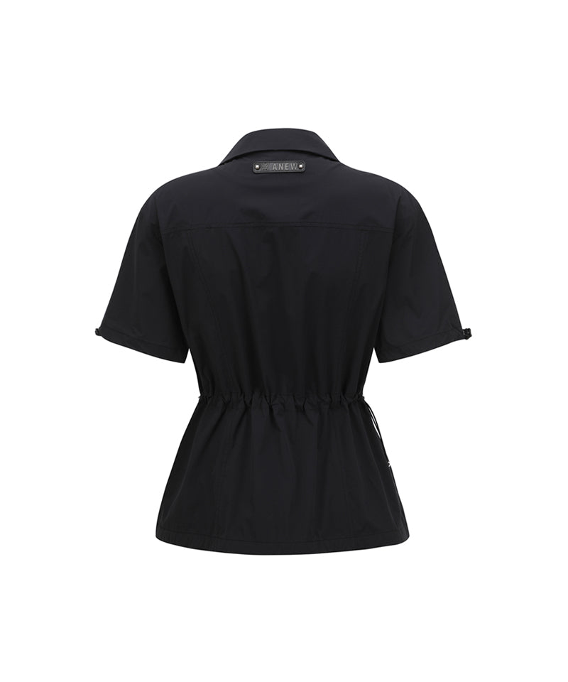 ■ANEW GOLF■ WOMEN SM ESSENTIAL JACKETPI ANEW Golf Women's SM Short Sleeve Jacket - Black – Anew Golf USA