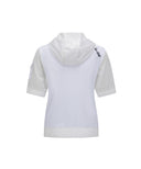 ANEW Golf Women's SM Hoody Pocket Short T-Shirt - White