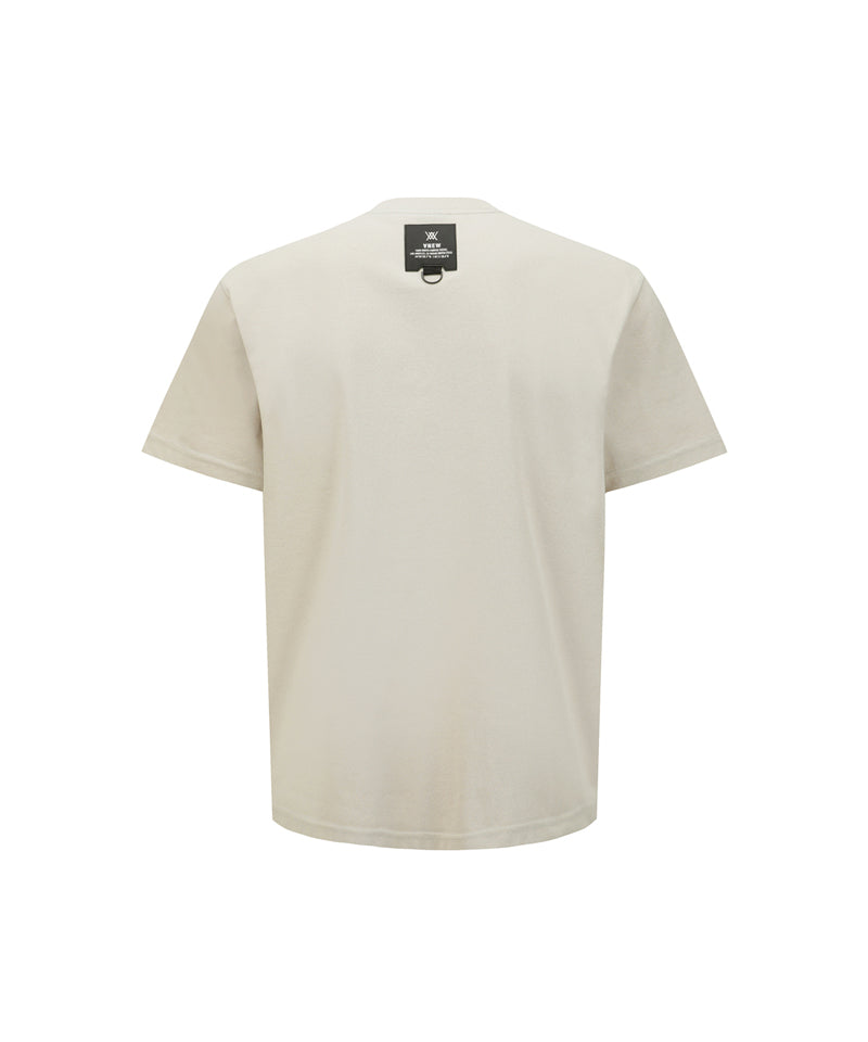 ANEW GOLF Men's SM Essential Round Short T-Shirt - Light Beige