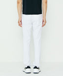 Men's Side Punching Ventilation Long Pants - White