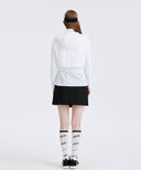 Women's Buckle Point A-Line Skirt - Black