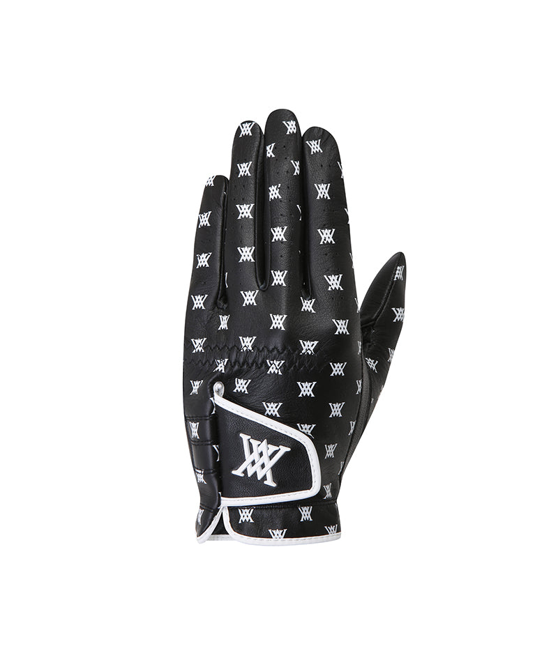 Men's  Monogram Left Hand Golf Glove - Black
