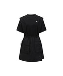 ANEW Golf Women's Jersey Mix One Piece - Black