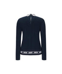 Women's Boucle Embo Logo L/TS - Dark Navy