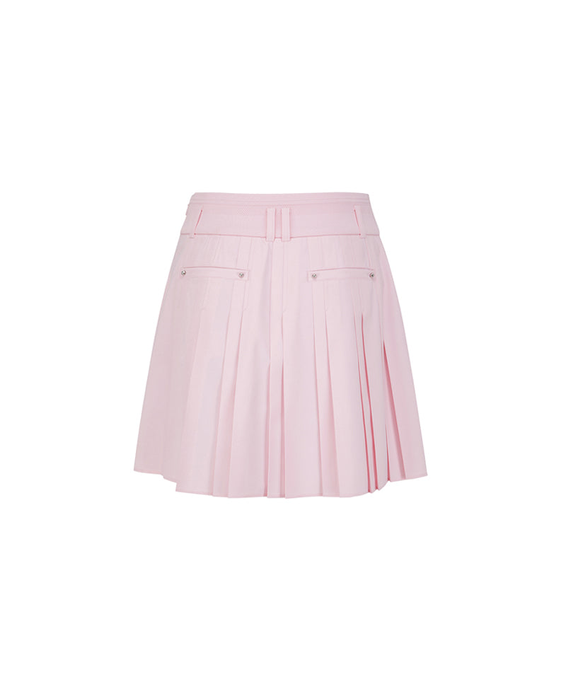 【ANEW GOLF】WOMEN SM ALL OVER PLEATED SKIRT / 追跡付 ANEW Golf Women's SM All Over Pleated Skirt - Light Pink