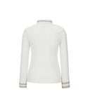 ANEW Golf Women's Knit Collar Long T-Shirt - Ivory