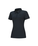 Women's Single Print B Mesh Block S/TS - Dark Gray