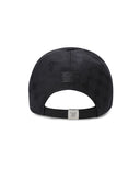 Uni Jacquard Pattern Cap - Black