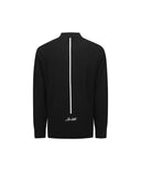 Men's Essential Half Neck Pullover - Black