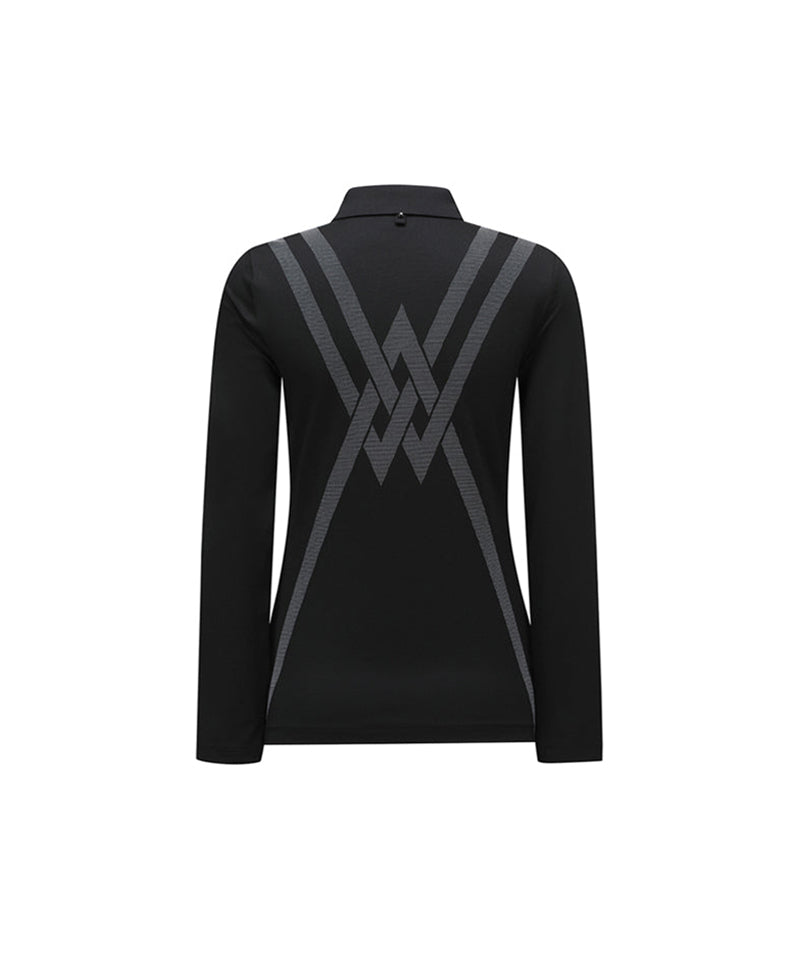 Women's Signature Logo Long T-Shirt - Black