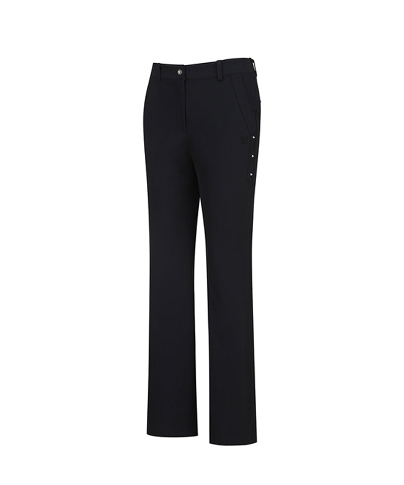 Women's Side Point Boots Cut L/PT - Black
