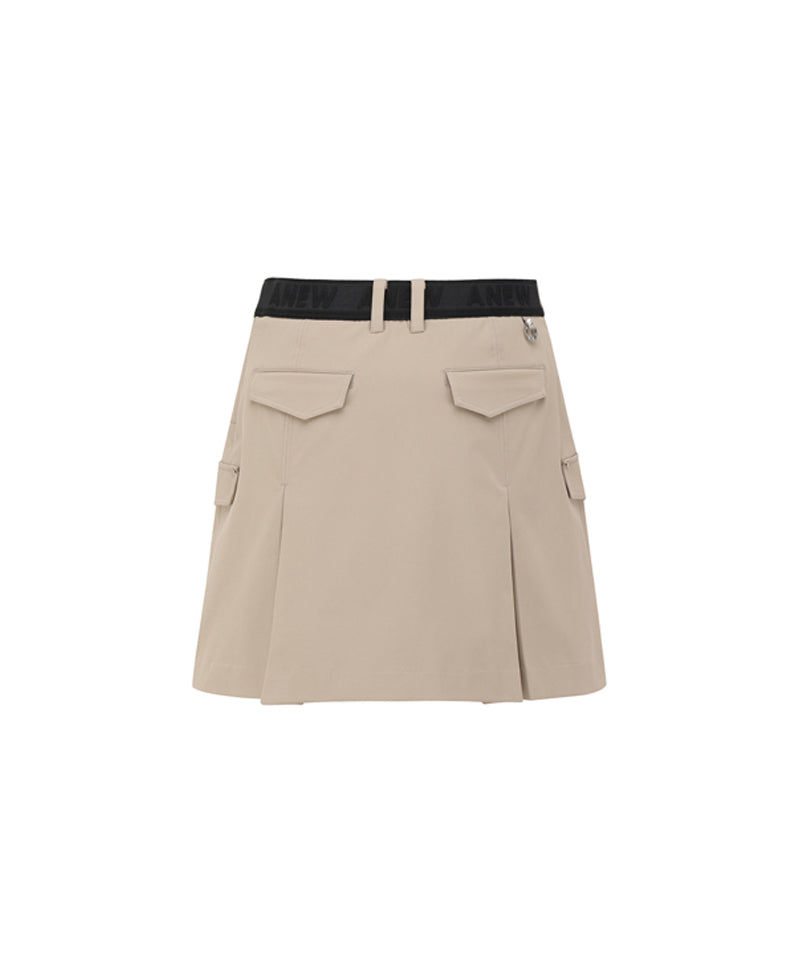 Anew Golf Women's SP Incision Skirt - Beige