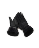ANEW GOLF Women's  Furry Gloves - Black