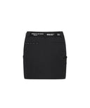 Women's Incision H-Line Skirt - Black