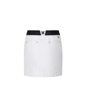 Women's Fleece Incision Point A-Line Skirt - Off-White