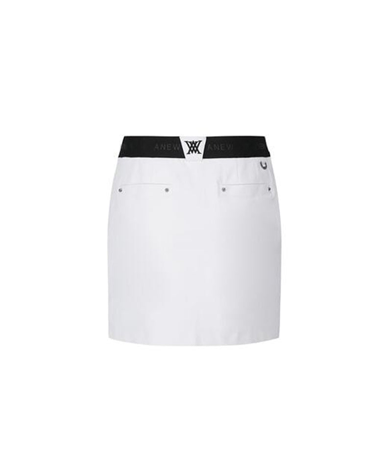 Women's Fleece Incision Point A-Line Skirt - Off-White