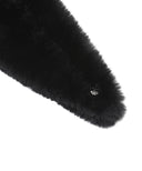 Woman's Fluffy Muffler - Black
