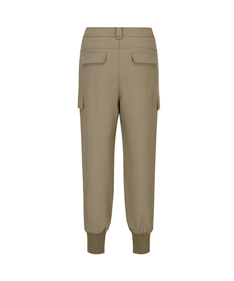 Women's Side Pocket Point Jogger L/PT - Beige