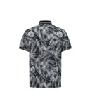 ANEW GOLF Men's SM Tropical Pattern Short T-Shirt - Black