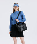 Tri-Line Tote Bag - Black