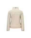 ANEW Golf Women Half Zip-Up  Long sleeve T Shirt - Light Beige