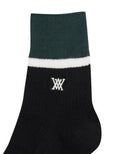 Women's Big Color Block Socks - Black