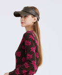 Women's Widen Fur Visor - Black