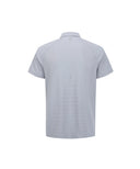 ANEW GOLF Men's SM Black Finish Jacquard Short T-Shirt - Charcoal Gray