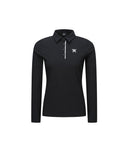 Women's Corduroy Long T-Shirt - Black