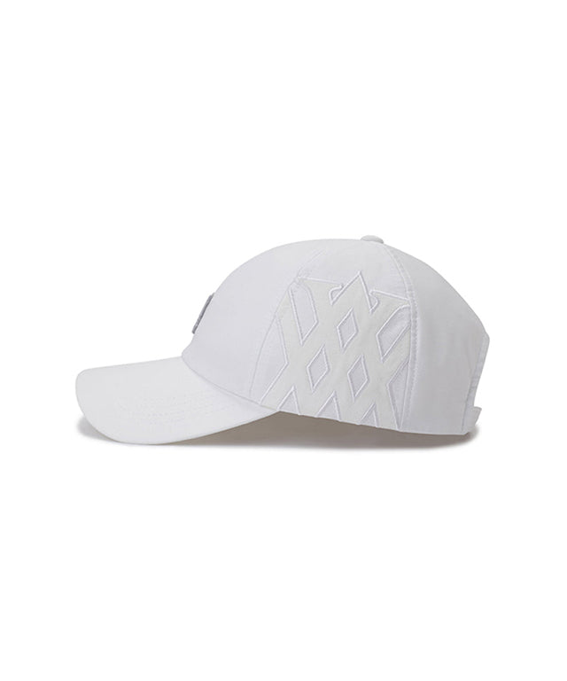 Point Logo Ball Cap - White