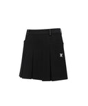 Women's Pocket Point Pleats SQ - Black