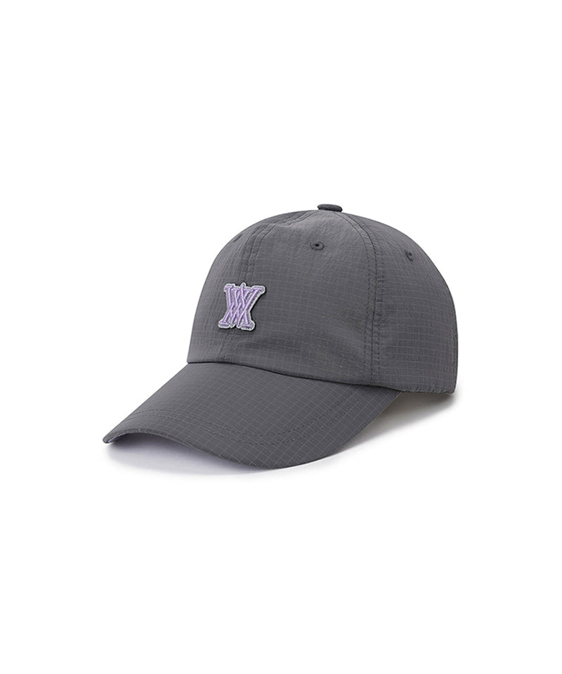 Nylon Rip Stop Ball Cap - Grey