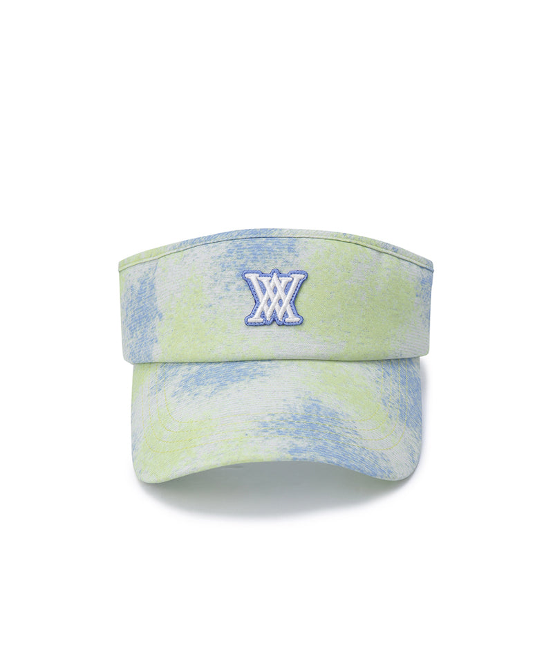 Unisex Color Pattern Visor - Lime