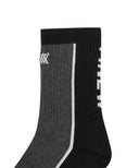 Men's Line Socks - Black