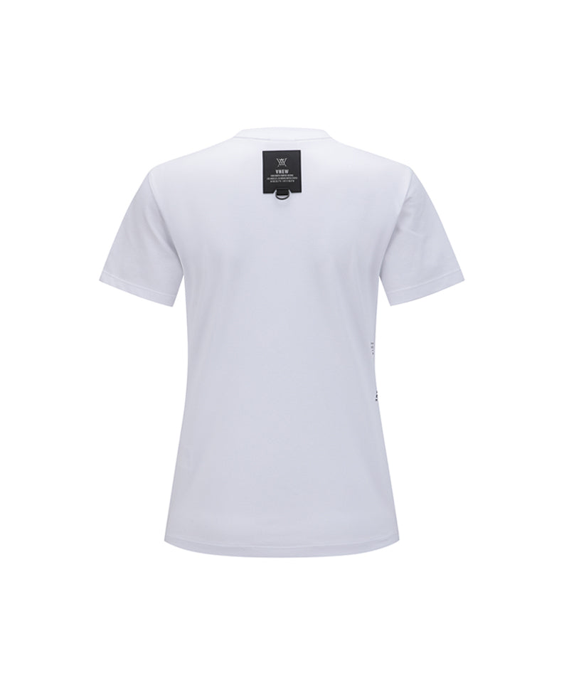ANEW Golf Women's SM Essential Round Short  T-Shirt - White