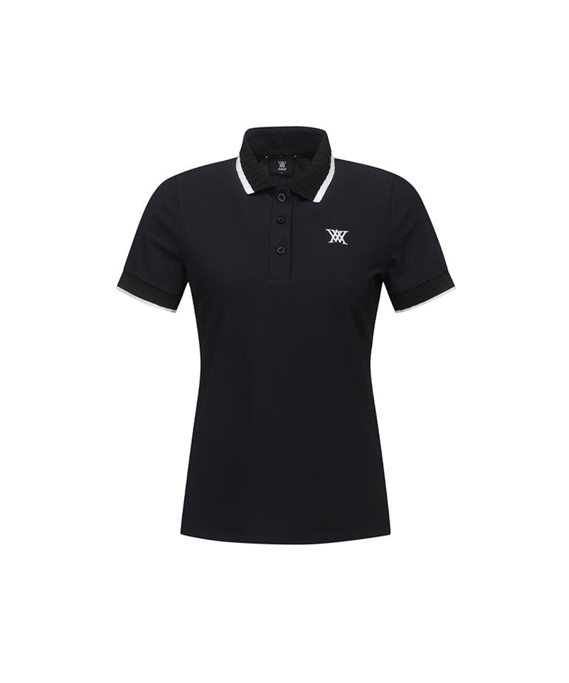 Women's Back Signature Logo Pique Short T-Shirt
