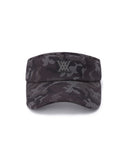 Unisex Dot Camo Visor - Black