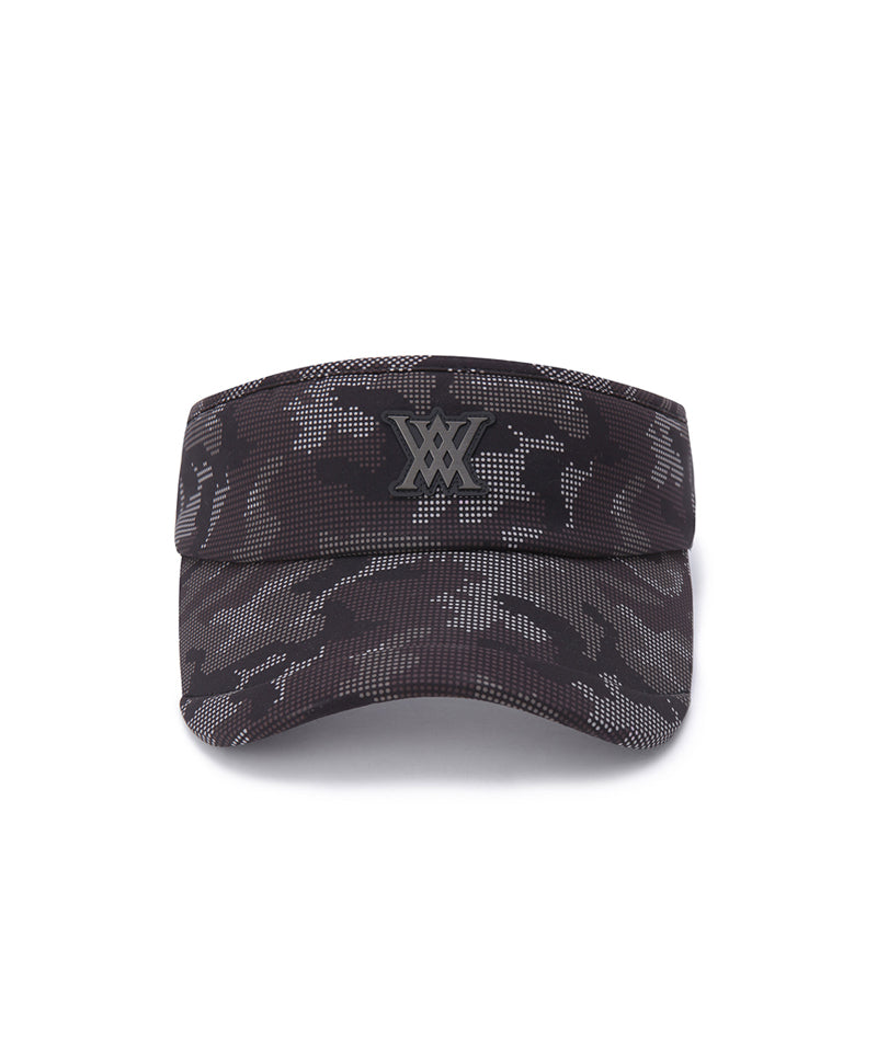 Unisex Dot Camo Visor - Black