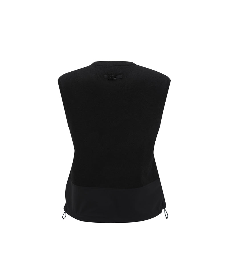 ANEW Golf Women's SM Hybrid Knit Vest - Black
